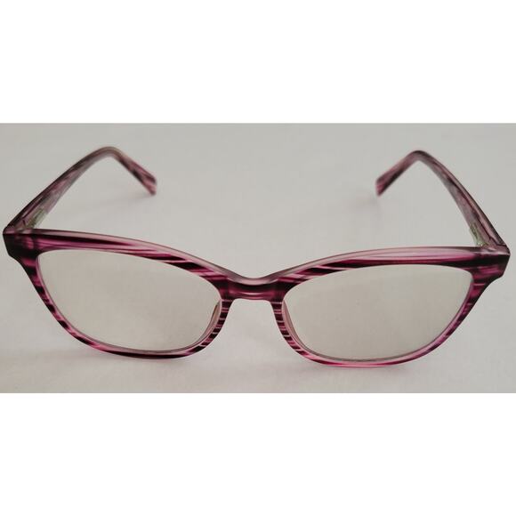 Enhance Lilac Stripe 4148 Eyeglass Glasses FRAMES ONLY 54 17 140 Light Weight - Picture 7 of 8